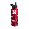Nebraska Cornhuskers Quencher Bottle 34oz Stainless Steel Dreamweave - Logo Brands