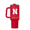Nebraska Cornhuskers Tumbler 40oz Powder Coat Replay - Logo Brands