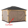 Universal Curtains for 11 ×13 ft Wood Framed Gazebos - Sunjoy