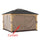 Universal Curtains for 11 ×13 ft Wood Framed Gazebos - Sunjoy