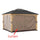 Universal Curtains for 13 × 15 ft Wood Framed Gazebos - Sunjoy