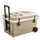 60-Quart Insulated Portable Rolling Ice Chest Solar Cooler with Wheels - Sunjoy