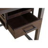 Computer Desk Home Office Workstation with Motion Storage Drawer - Sunjoy