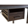 Computer Desk Home Office Workstation with Motion Storage Drawer - Sunjoy