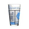North Carolina Tar Heels Pint Glass 16oz Quilted Stained Boxed - Logo Brands