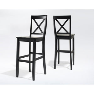 X-Back 2-Piece Bar Stool Set - 2 Stools - Crosley Furniture