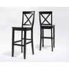 X-Back 2-Piece Bar Stool Set - 2 Stools - Crosley Furniture