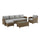 5Pc Outdoor Furniture Set, Left&Right Loveseat, Armchair, Coffee Table, Ottoman - Crosley Furniture