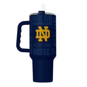 Notre Dame Fighting Irish Tumbler 40oz Powder Coat Replay - Logo Brands
