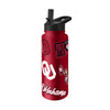 Oklahoma Sooners Quencher Bottle 34oz Stainless Steel Dreamweave - Logo Brands