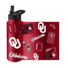 Oklahoma Sooners Quencher Bottle 34oz Stainless Steel Dreamweave - Logo Brands