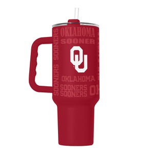 Oklahoma Sooners Tumbler 40oz Powder Coat Replay - Logo Brands