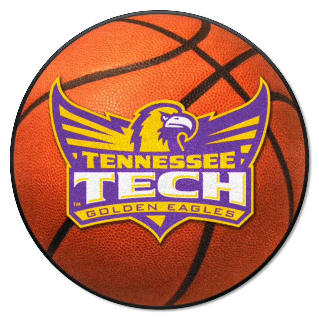 Fanmats - Tennessee Technological University Basketball Mat 27'' diameter