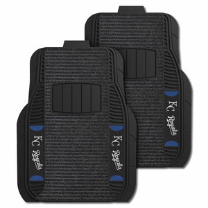 Fanmats - MLB - Kansas City Royals 2-pc Deluxe Car Mat Set 21''x27''