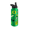Oregon Ducks Quencher Bottle 34oz Stainless Steel Dreamweave - Logo Brands