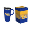 Pittsburgh Panthers Drink 17oz Travel Latte Boxed - Evergreen Enterprises