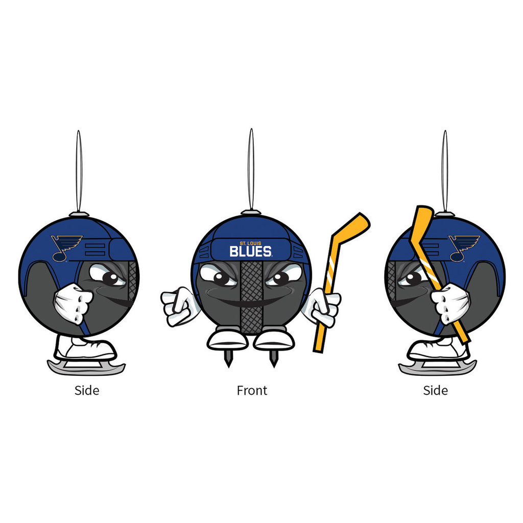 St. Louis Blues Ornament Ball Head - Evergreen Enterprises