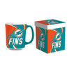 Miami Dolphins Coffee Mug 14oz Ceramic with Matching Box - Evergreen Enterprises