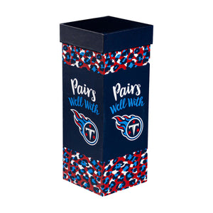 Tennessee Titans Glass 17oz Wine Stemmed Boxed - Evergreen Enterprises