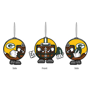 Green Bay Packers Ornament Ball Head - Evergreen Enterprises