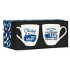 Indianapolis Colts Coffee Mug 17oz Ceramic 2 Piece Set with Gift Box - Evergreen Enterprises