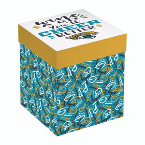 Jacksonville Jaguars Glass 17oz Wine Stemless Boxed - Evergreen Enterprises