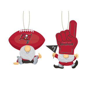 Tampa Bay Buccaneers Ornament Gnome Fan 2 Pack - Evergreen Enterprises