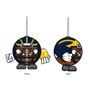 Michigan Wolverines Ornament Ball Head - Evergreen Enterprises
