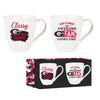 Georgia Bulldogs Coffee Mug 17oz Ceramic 2 Piece Set with Gift Box - Evergreen Enterprises