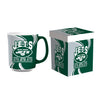 New York Jets Coffee Mug 14oz Ceramic with Matching Box - Evergreen Enterprises