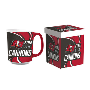 Tampa Bay Buccaneers Coffee Mug 14oz Ceramic with Matching Box - Evergreen Enterprises