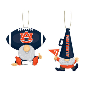 Auburn Tigers Ornament Gnome Fan 2 Pack - Evergreen Enterprises