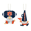 Auburn Tigers Ornament Gnome Fan 2 Pack - Evergreen Enterprises