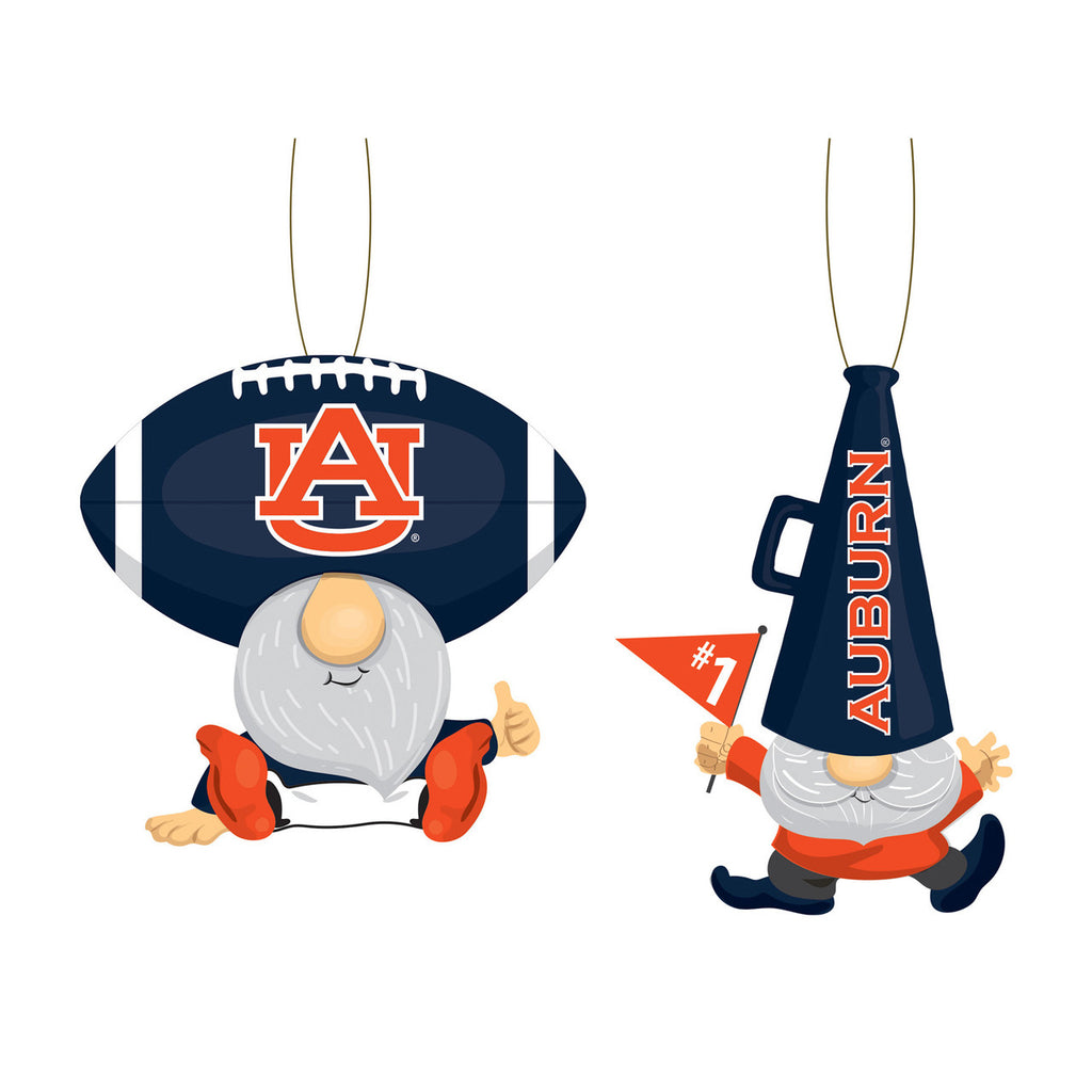 Auburn Tigers Ornament Gnome Fan 2 Pack - Evergreen Enterprises