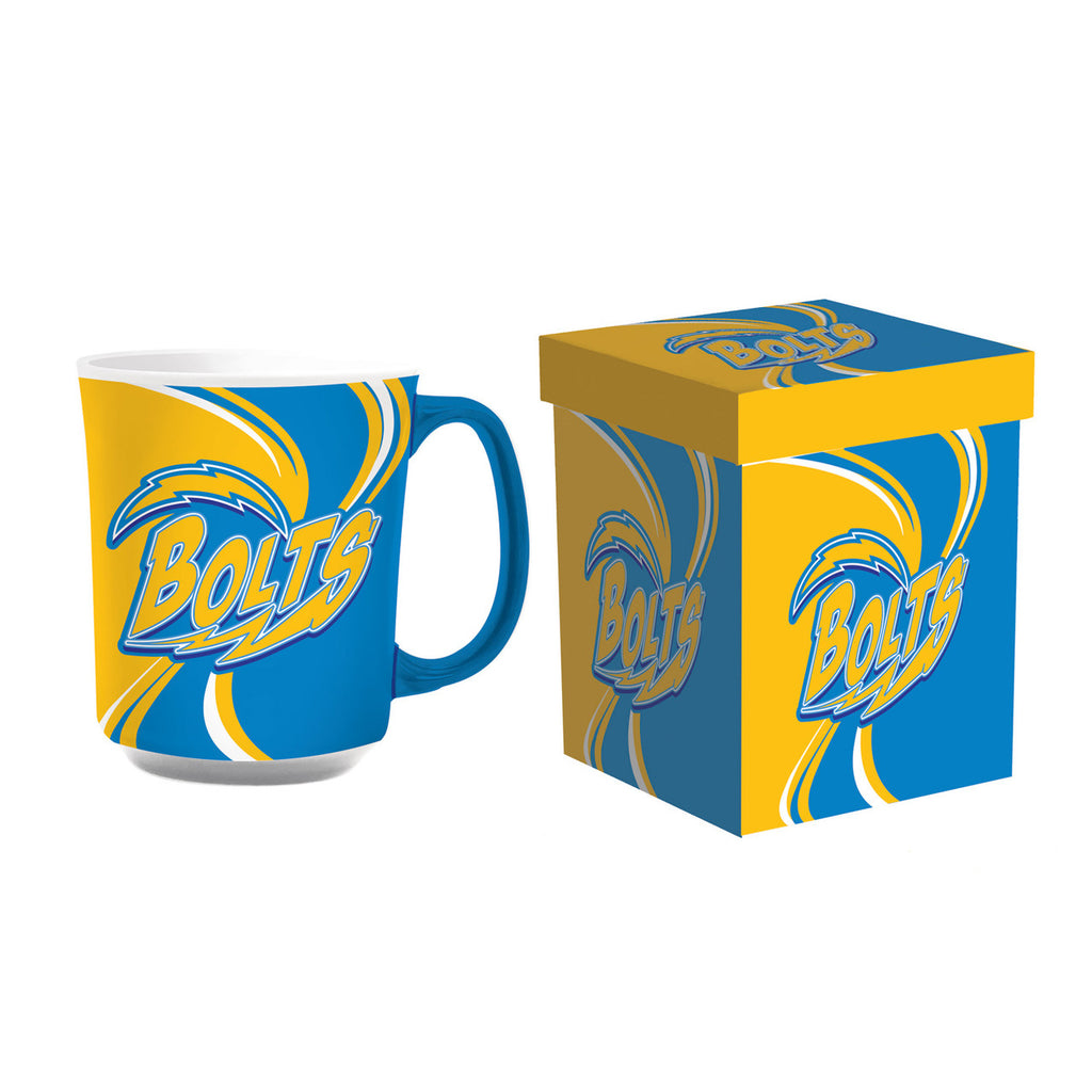 Los Angeles Chargers Coffee Mug 14oz Ceramic with Matching Box - Evergreen Enterprises