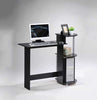 Compact Computer Desk, Black/Grey - Furinno