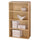 Pasir 4 Tier Open Shelf, Steam Beech - Furinno