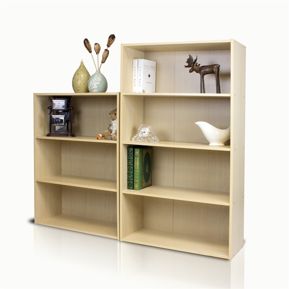 Pasir 4 Tier Open Shelf, Steam Beech - Furinno