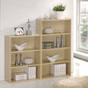 Pasir 4 Tier Open Shelf, Steam Beech - Furinno