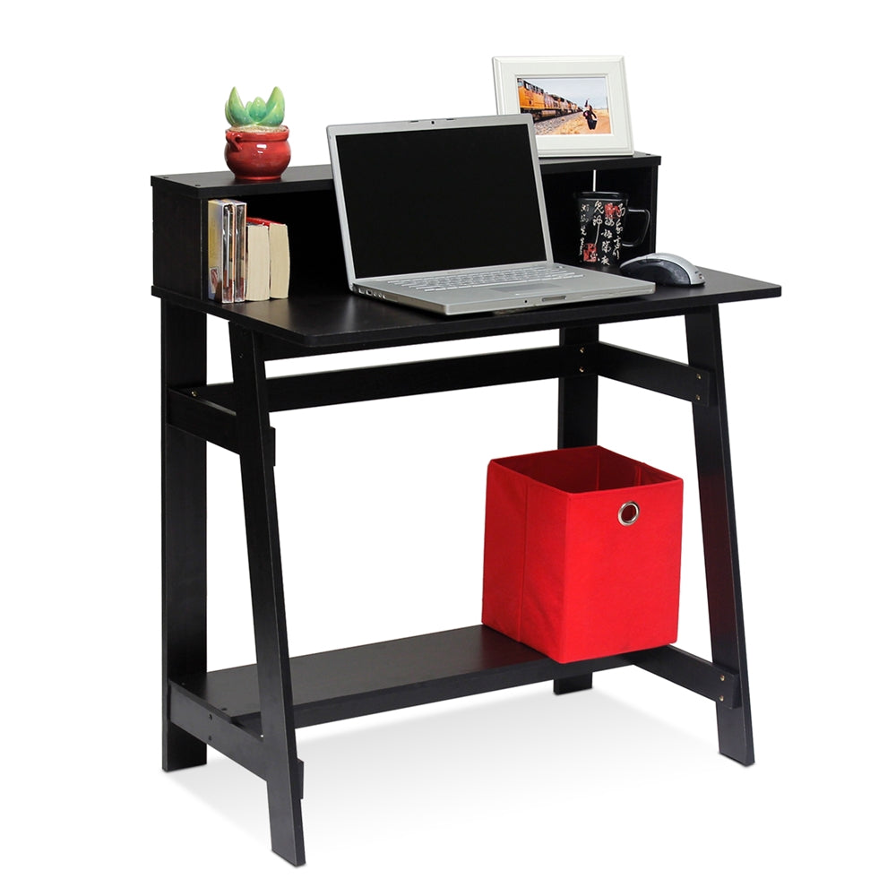 Simplistic A Frame Computer Desk, Espresso - Furinno