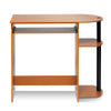 Easy Assembly Computer Desk, Light Cherry - Furinno