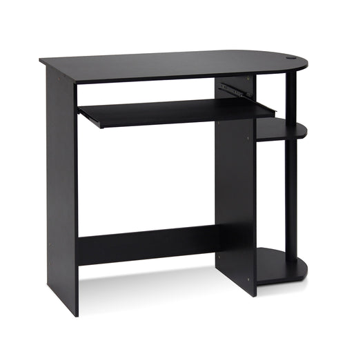 Easy Assembly Computer Desk, Espresso - Furinno