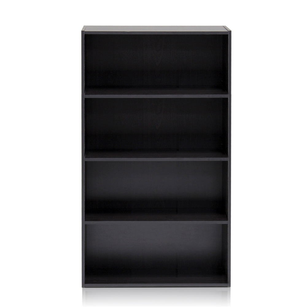 Pasir 4-Tier Open Shelf, Espresso - Furinno