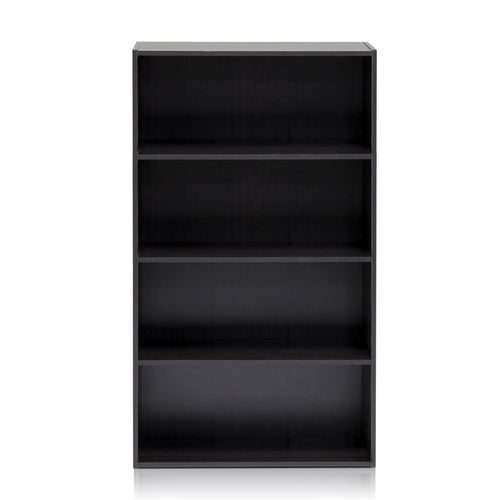 Pasir 4-Tier Open Shelf, Espresso - Furinno