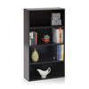 Pasir 4-Tier Open Shelf, Espresso - Furinno