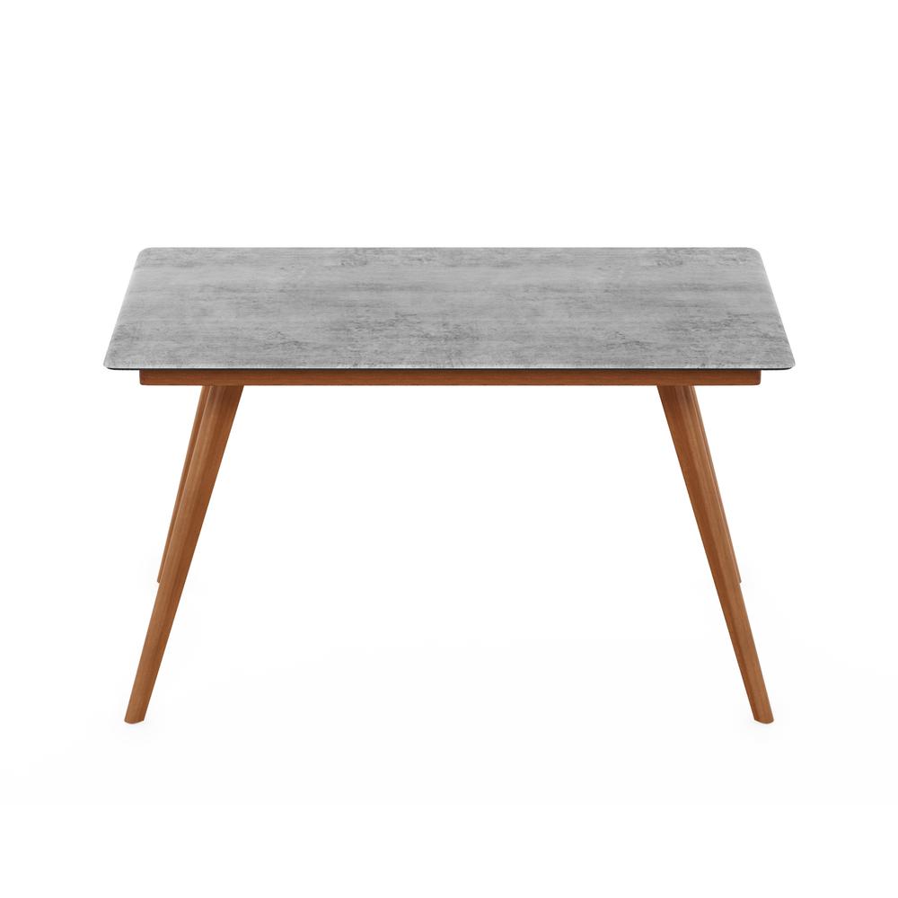 Furinno Redang Outdoor 4-Leg Rectangular Smart Top Table, Cement