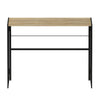 Furinno Riau No Tool Metal Frame Computer Desk, Sonoma Oak/Black