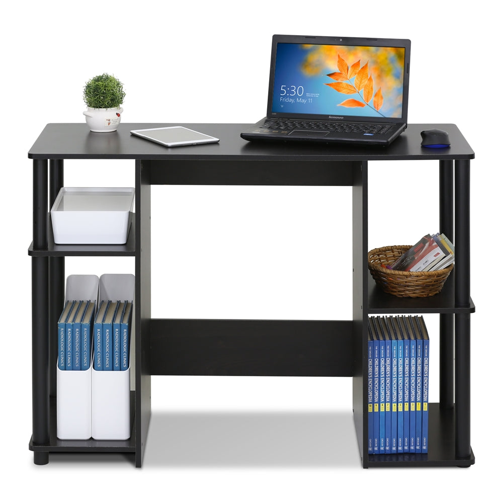 15112 JAYA Compact Computer Study Desk, Espresso - Furinno