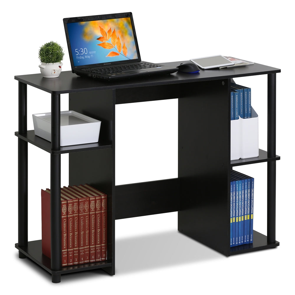 15112 JAYA Compact Computer Study Desk, Espresso - Furinno