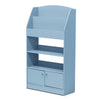 Kidkanac Magazine/Bookshelf with Toy Storage Cabinet, Light Blue - Furinno
